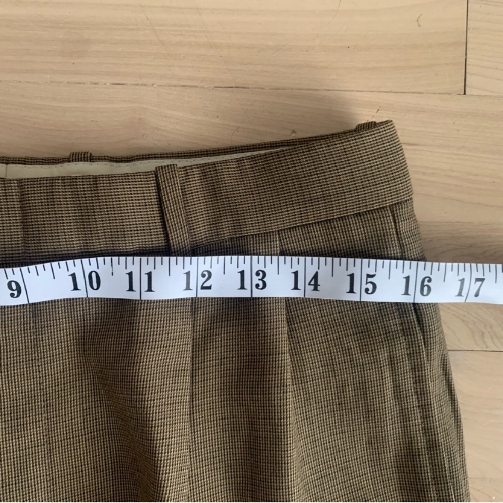 TOMMY HILFIGER Vintage - Pleated Tweed Trousers | Preppy Tailored Pants - Picture 6 of 14